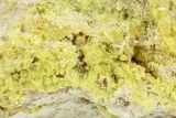 Sulfur Crystals on Matrix - Steamboat Springs, Nevada #284371-1